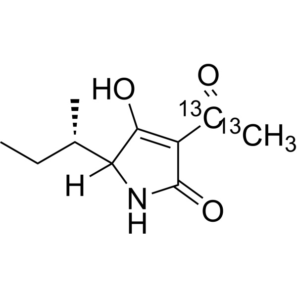 Tenuazonic acid-(acetyl-13C2) (mixture of diastereomers) in methanol 1486471-66-2